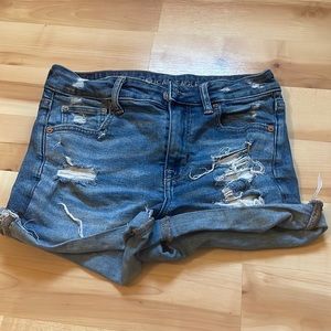 American eagle jean shorts size 4